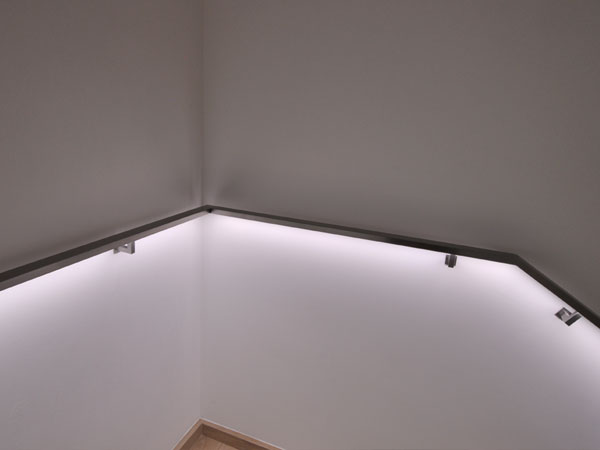Nerezové zábradlí s LED osvětlením 9